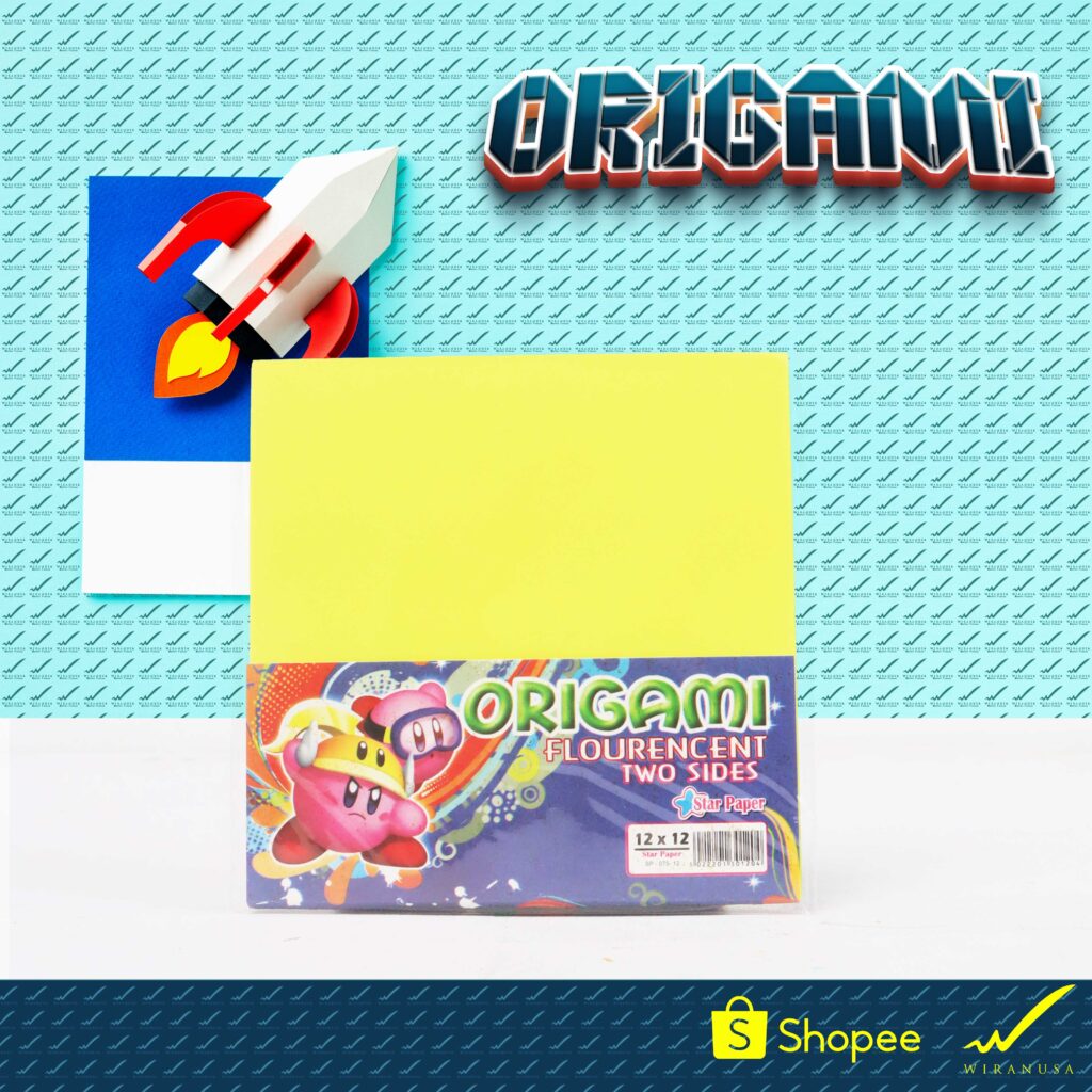 Kertas Origami 12x12 Star Paper Satu Ikat 12pak(10 lembar)