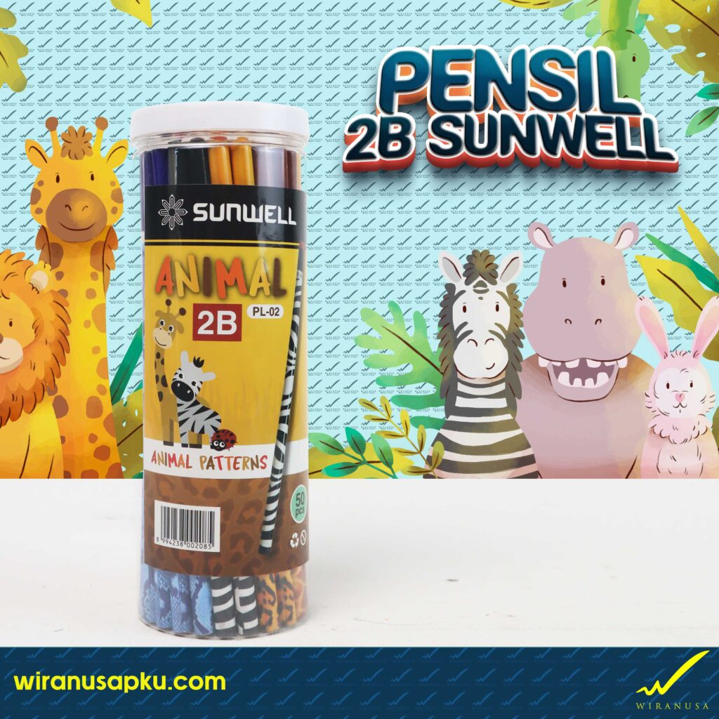 Pensil 2B Sunwell Animal PL-02