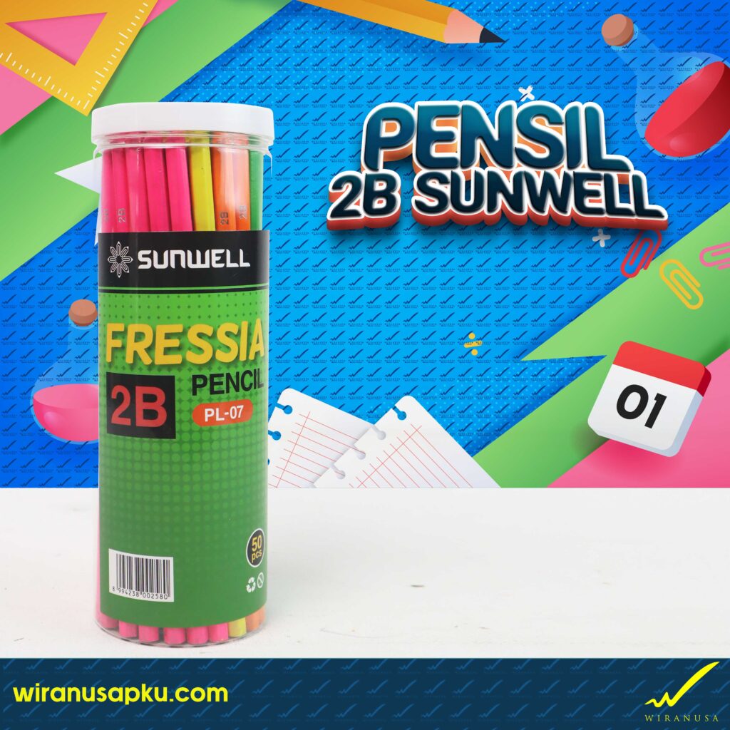 Pensil 2B Sunwell Fressia PL-07