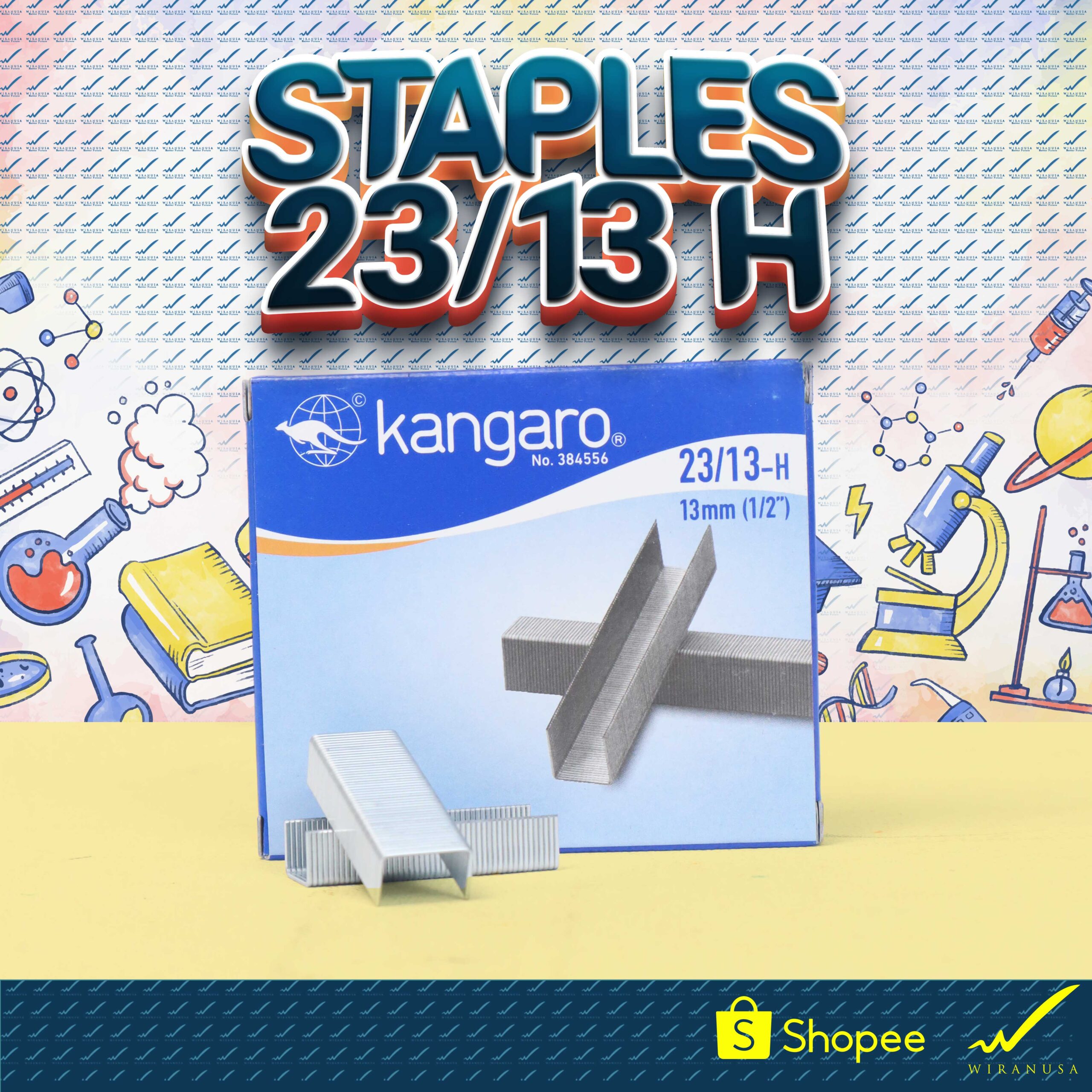 Isi Staples Kangaro 23/13-H 13mm (1/2``)