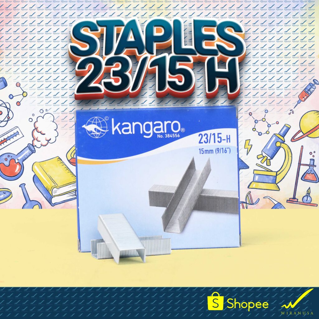 Isi Staples Kangaro 23/15-H 15mm (9/16``)