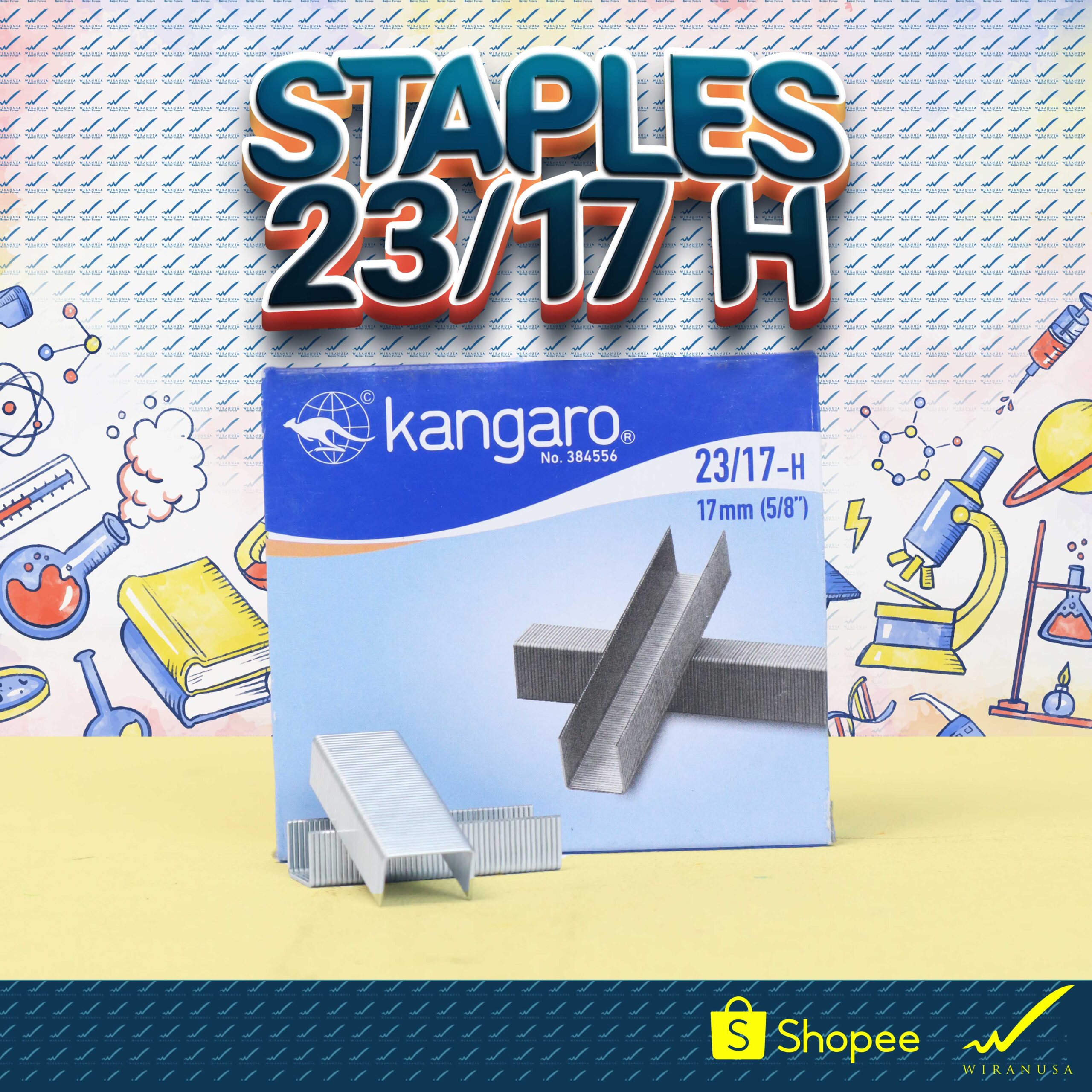 Isi Staples Kangaro 23/17-H 17mm (5/8``)