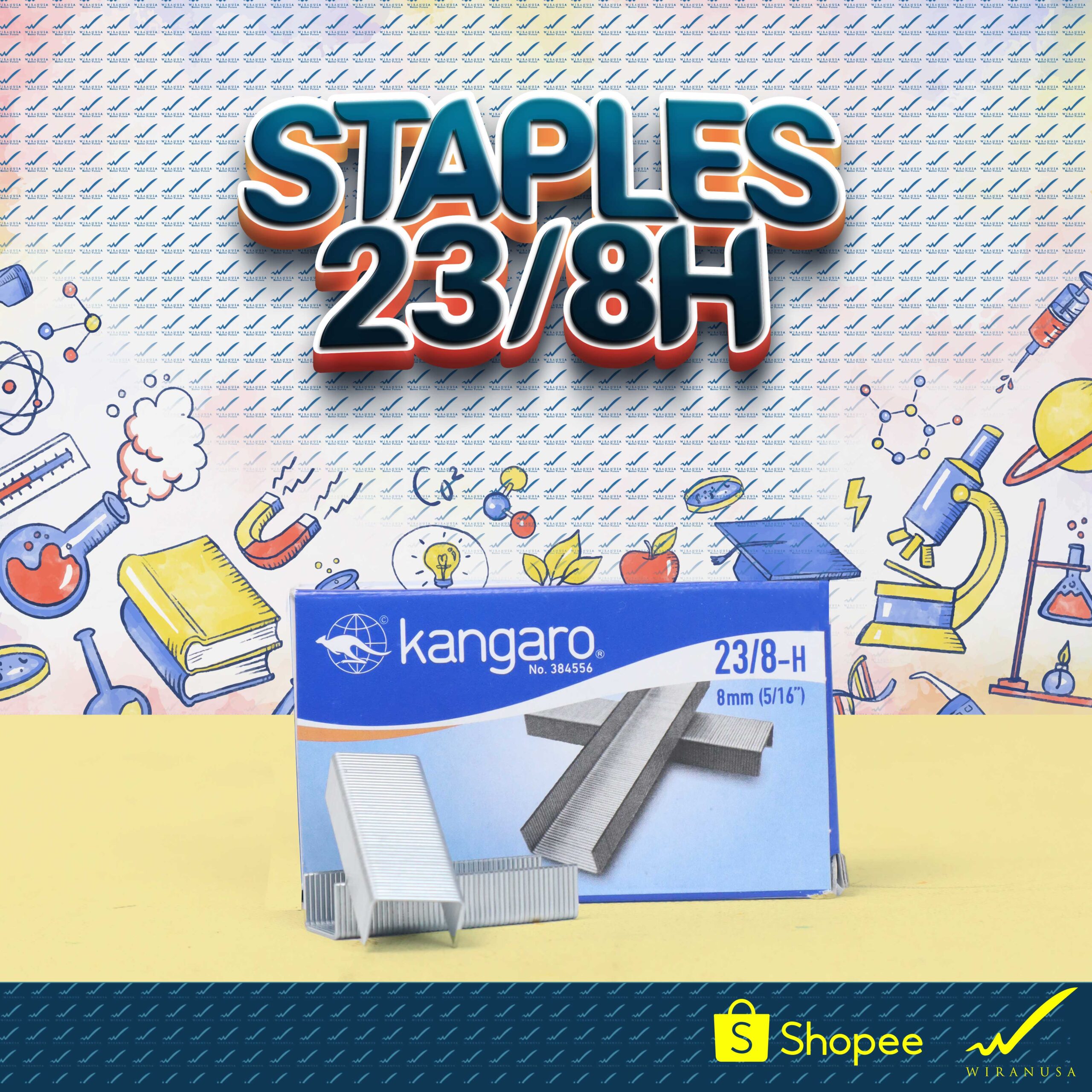 Isi Staples Kangaro 23/8-H 8mm (5/16``)