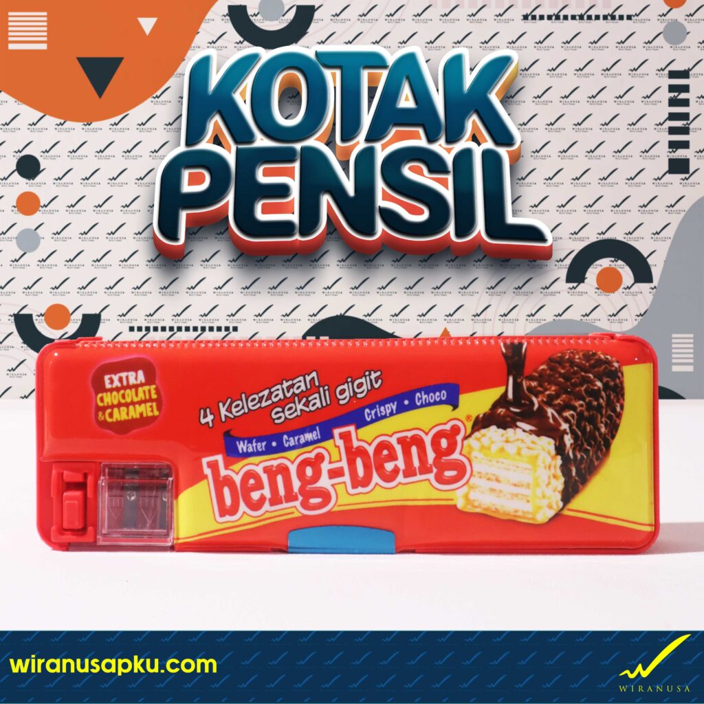 Kotak Pensil Magnet PY-1891 (Motif beng-beng)