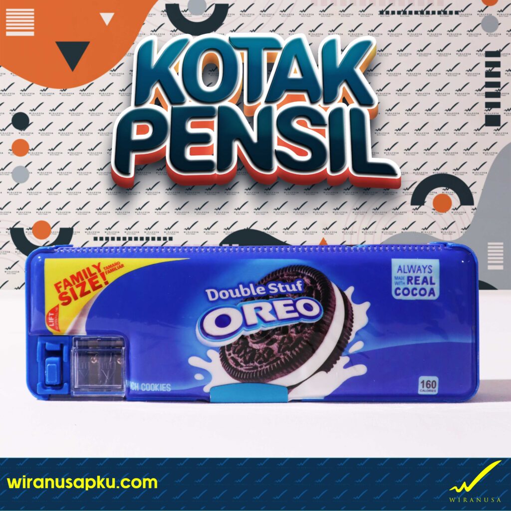 Kotak Pensil Magnet PY-1891 (Motif Oreo)