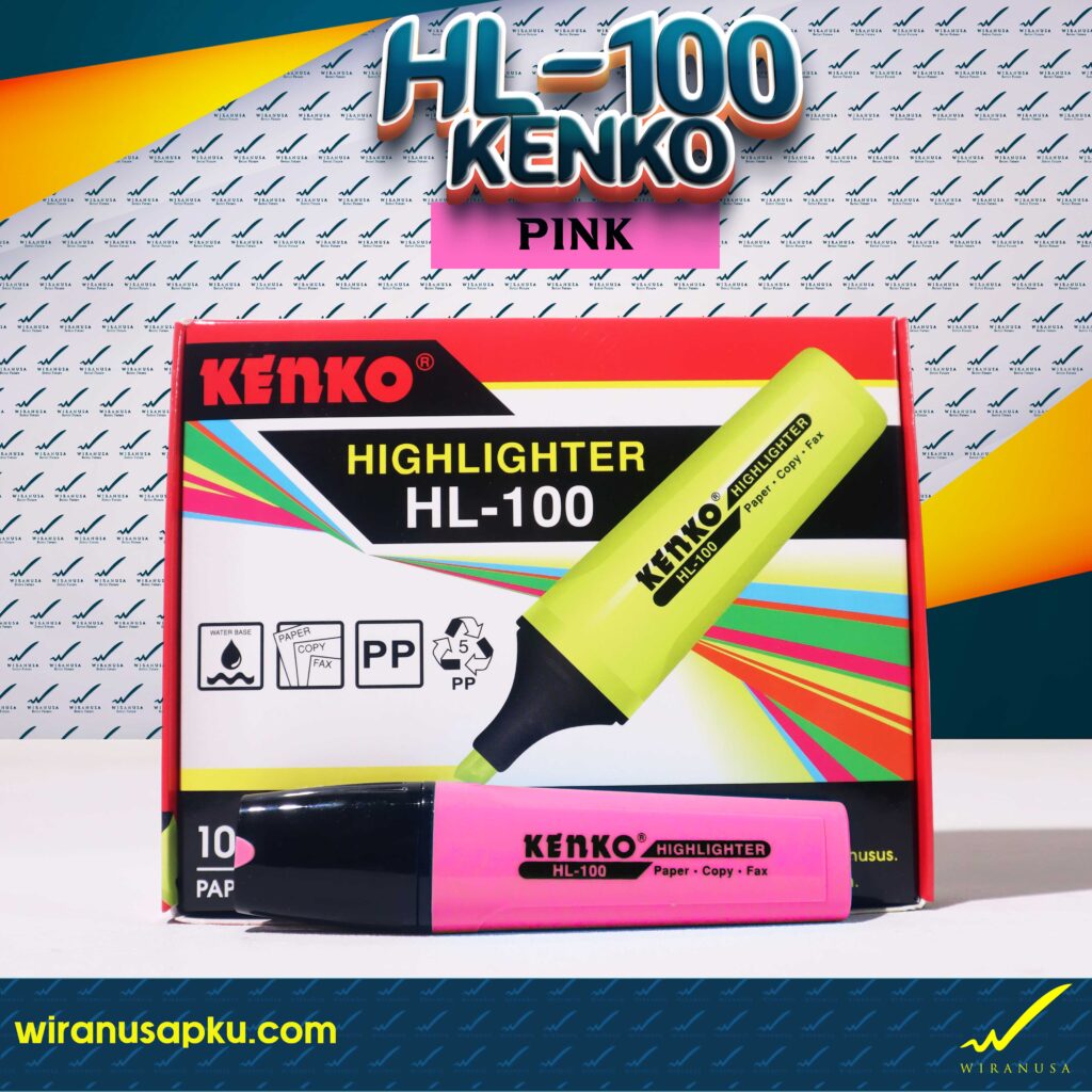 Stabilo kenko HL-100 Warna pink